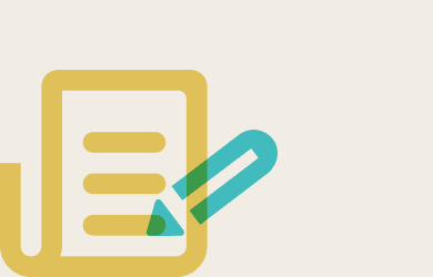 icon of a pad and pencil